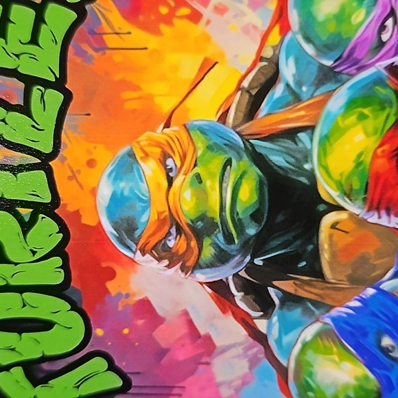 4x6 TMNT Teenage Mutant Ninja Turtles Wall‎ Art Watercolor Oil Painting Print - Picture 6 of 7